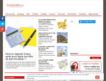 Tablet Screenshot of fil-du-credit.com